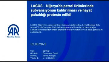 Nijerya'da işçi sendikaları hayat pahalılığını protesto etti