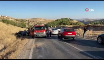 Adıyaman'da otomobilin şarampole yuvarlanması sonucu 1 kişi öldü! 2 yaralı