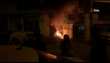 Bursa'da bahçede yangın çıktı! Araba ve iş yerine sıçradı
