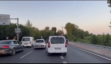 Bursa Çevreyolu'nda trafik kazası!&nbsp;