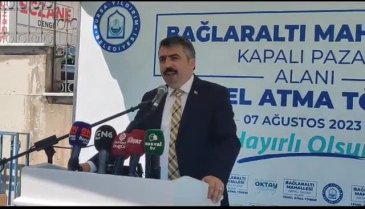 Bursa'da Yıldırım'a yeni kapalı pazar alanı