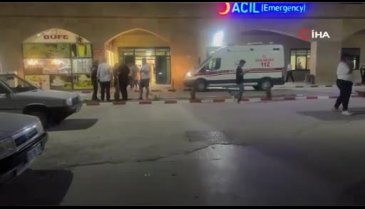 Şanlıurfa'da bahçede otururken yorgun mermi isabet etti