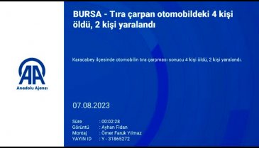 Bursa'daki feci kazada ölen 3 kişinin cenazeleri defnedildi