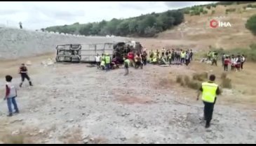 İstanbul'da otobüs devrildi: Çok sayıda yaralı var