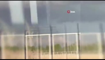 Ankara'da hortum cep telefonu kamerası ile görüntülendi