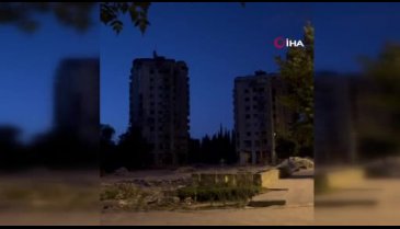 Hatay'da 13 katlı bina dinamitle patlatıldı