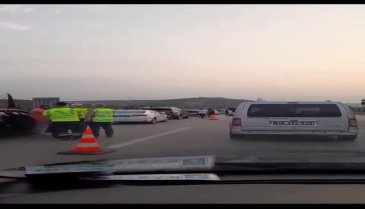 Bursa'da otobanda 7 araç birbirine girdi: Yaralılar var