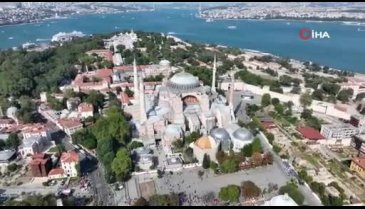 Ayasofya-i Kebir Camii Şerifi'nde restorasyon başladı