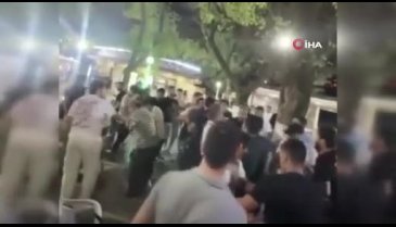 Bursa'da iki grup arasında tekme yumruklu kavga