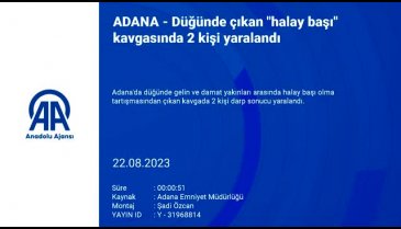 Adana'da halay başı olma kavgası!