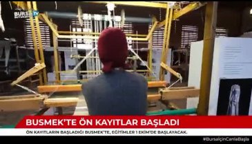 Bursa'da BUSMEK ön kayıtları başladı
