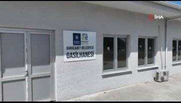Bursa Karacabey'de yapılan gasilhane binası tamamlandı