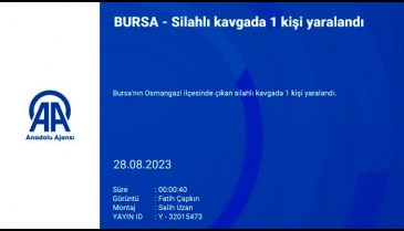 Bursa'da silahlı kavga! 1 yaralı