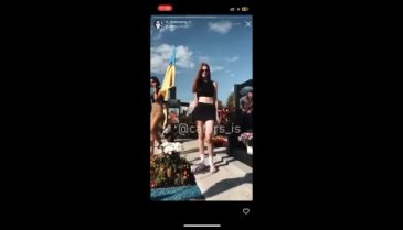 Savaşta ölen babalarının mezarı başında twerk yaptılar!