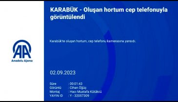 Karabük'te hortum oluştu!