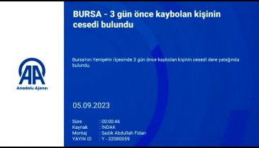 Bursa'da inşaatta kaybolan işçinin cansız bedeni bulundu