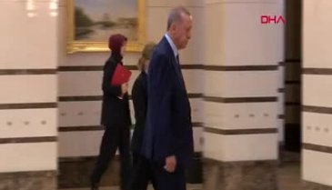 Cumhurbaşkanı Erdoğan, İrlanda Büyükelçisi Mccullagh'ı kabul etti