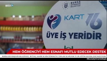 Bursa Büyükşehir'den 50 bin çocuğa, 50 milyon liralık destek çeki