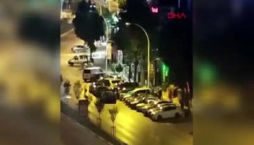 Bursa'da eğlence mekanındaki çatışma, kameralara yansıdı