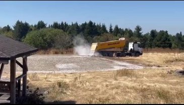 Uludağ Kirazlıyayla'da piknik alanın ortasına çakıl döküldü! İşte sebebi...