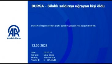Bursa'da silahlı saldırı! 1 kişi hayatını kaybetti