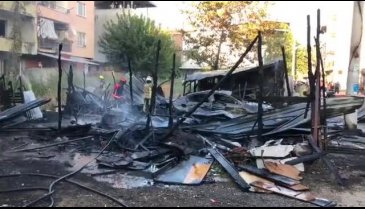 Bursa Alemdar'da korkutan garaj yangını! Mahalleli sokağa döküldü -2