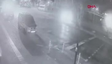 Bursa'daki yaralamalı kaza kameraya yansıdı