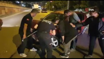 Karabük'te cip direğe çarptı! 46 metre sürüklendi