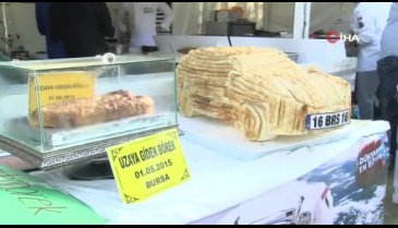 Togg böreği görenlerin iştahını kabarttı