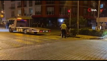 Balıkesir'de otomobil ile çarpışan motosiklet sürücüsü yaralandı