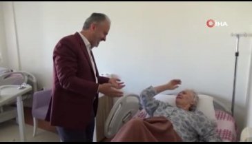 Başkan Aktaş'tan Sayide teyzeye sürpriz ziyaret
