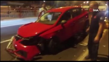 Kayseri'de otomobil kaza yaptı! Yaralının ablası, aracı görünce kardeşini aradı