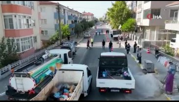 Balıkesir Karesi Belediyesi, Bağlar sokağı'nda "Dünya Temizlik Günü" etkinliği düzenledi