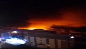 Bursa'da korkutan yangın!