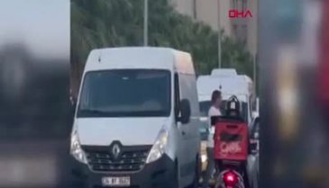 İstanbul'da yumruklu yol kavgası