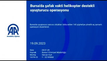 Bursa'da uyuşturucu operasyonu! 45 kişi tutuklandı