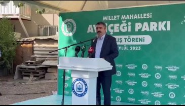 Bursa Millet Mahallesi'ne Ayçiçek Parkı açıldı