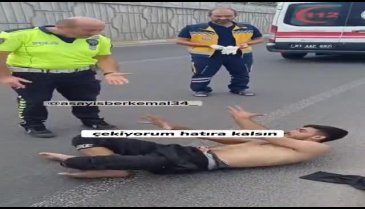 Uyuşturucu etkisiyle bale yaptığını sanan gencin içler acısı hali!