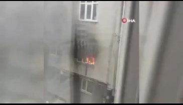 İstanbul'da evde yangın çıktı! 3'ü çocuk 8 kişi kurtarıldı