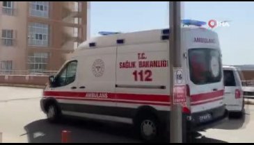 Tekirdağ'da işçi, yaklaşık 4 metre yüksekten düştü!