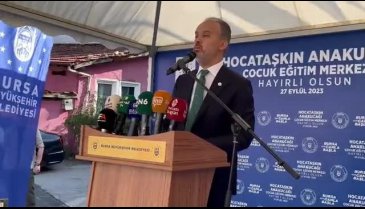 Bursa Büyükşehir, Hocataşkın Mahallesi'ne Ana Kucağı kazandırdı