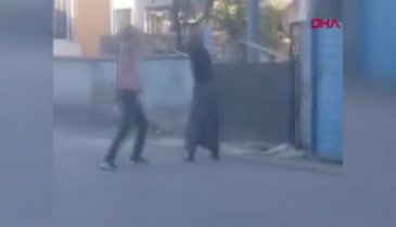 Aksaray'da eşinin kavga ettiği kadını su borusuyla dövdü