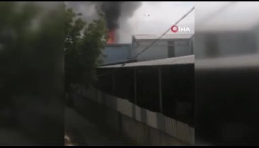Bursa'da fabrikada yangın çıktı