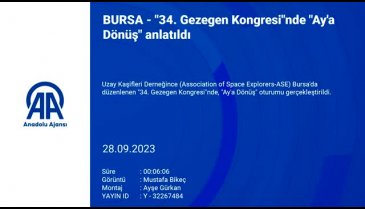 Bursa'da "34. Gezegen Kongresi" yapıldı