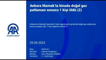 Ankara'da doğalgaz patlaması: 1 ölü  - 2
