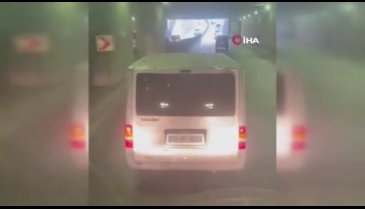 Yangına giden itfaiyeye yol vermedi! O anlar kameraya yansıdı