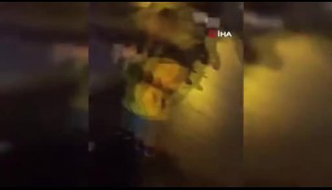 Skandal görüntü: Küçük çocuğa alkol içirip video çektiler!