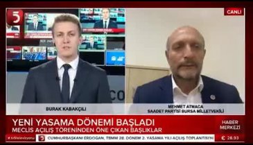 Bursa Milletvekili Atmaca: Problemlerin temel kaynağı mevcut hükümetin yönetim anlayışı