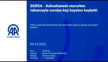 Bursa'da kahvehanede bir kişiyi öldüren şüpheli gözaltında