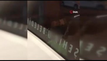 Bursa'da tramvayın arkasına binen çocuk görenleri korkuttu!